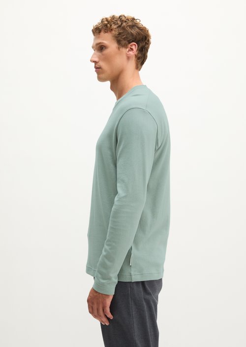 Regular-fit long-sleeve shirt — Faded Mint
