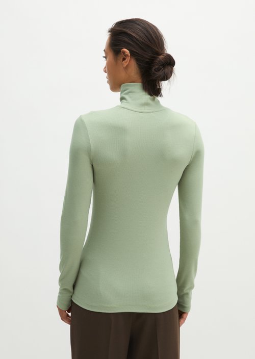 Slim-fit long-sleeve shirt — Quiet Pine
