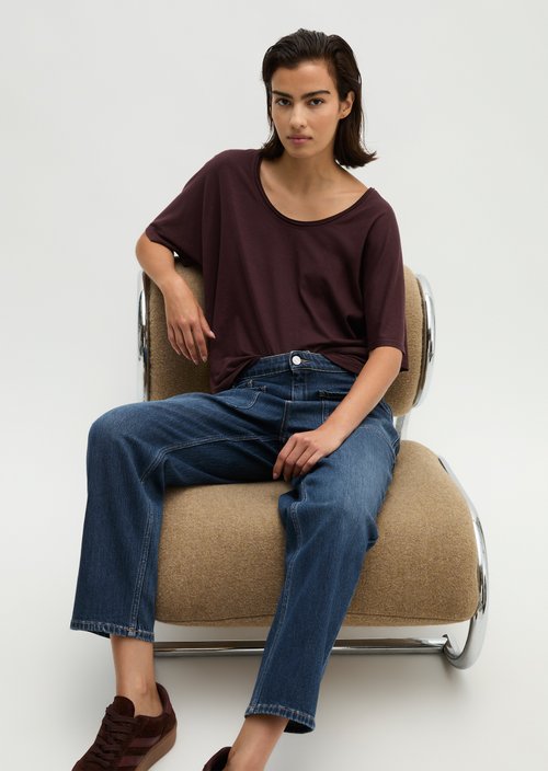 T-shirt regular — Black Cherry