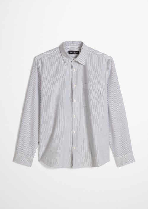 Regular-Fit Oxford Shirt — Medium Blue