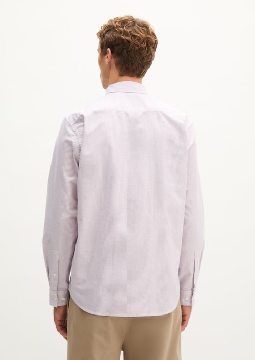 Regular-Fit Oxford Shirt — Bright Purple