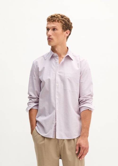Regular-Fit Oxford Shirt — Bright Purple