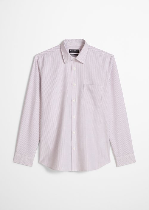 Regular-Fit Oxford Shirt — Bright Purple