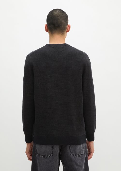 Regular-fit sweater — Black