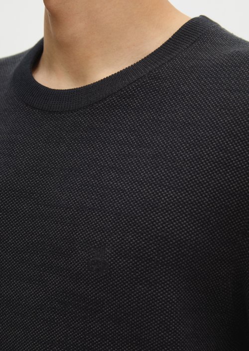 Regular-fit sweater — Black
