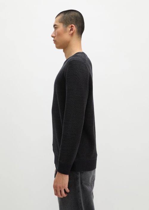 Regular-fit sweater — Black