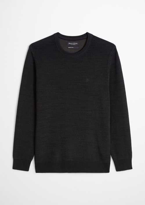 Regular-fit sweater — Black