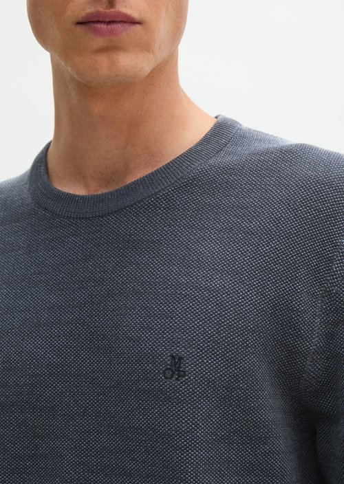 Regular-fit sweater — Dark Blue