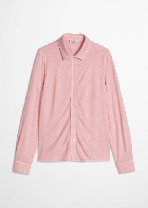 Oversize jersey blouse — Misty Rose