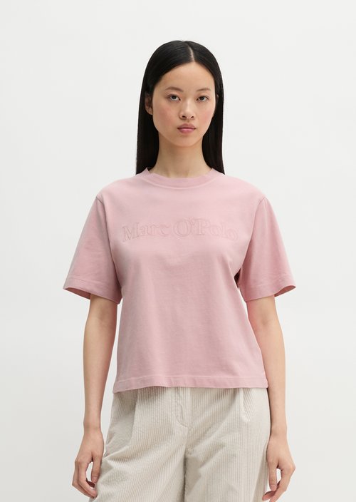 Relaxed-fit Logo T-shirt — Misty Rose