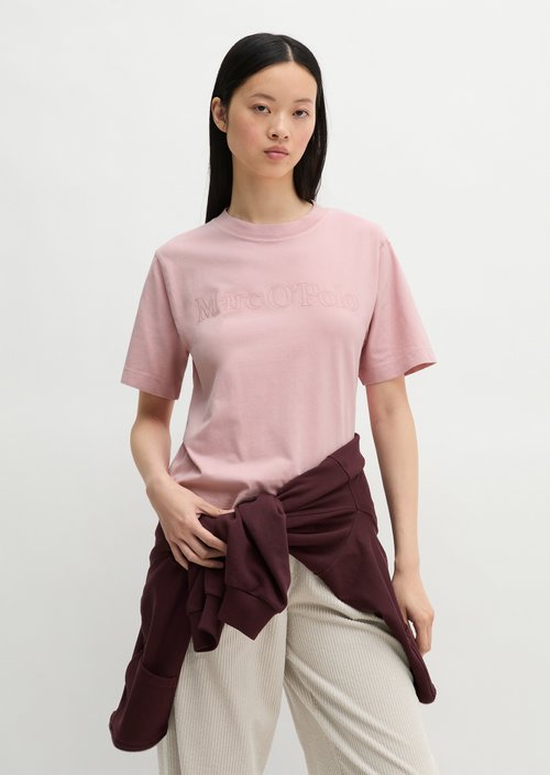 Relaxed-fit Logo T-shirt — Misty Rose