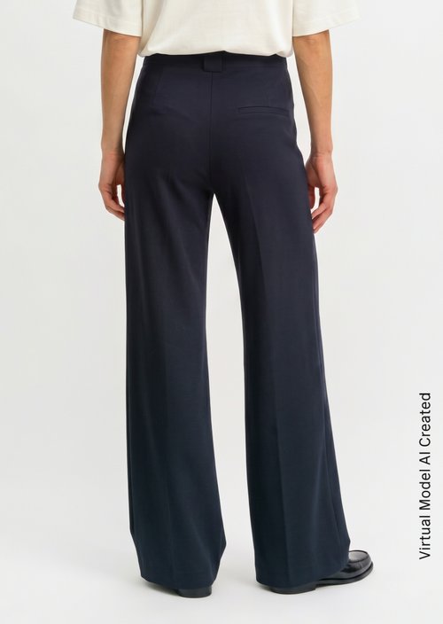 Pants model Margo wide — Martime Blue