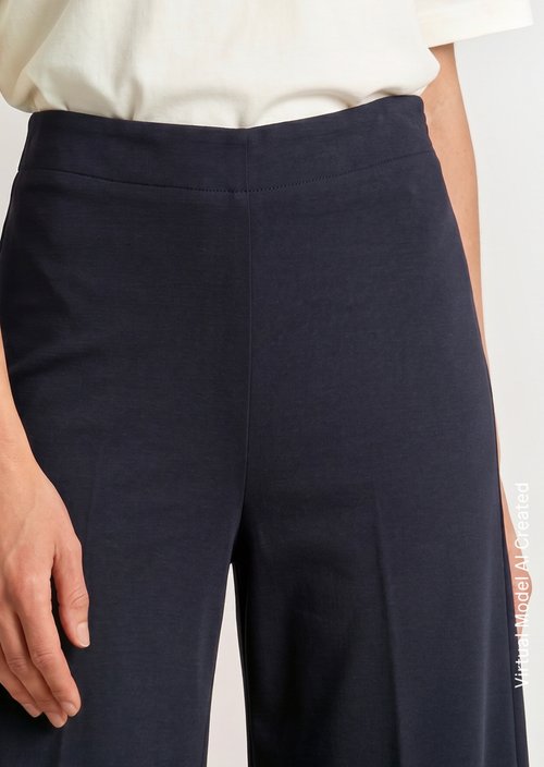 Pants model Margo wide — Martime Blue