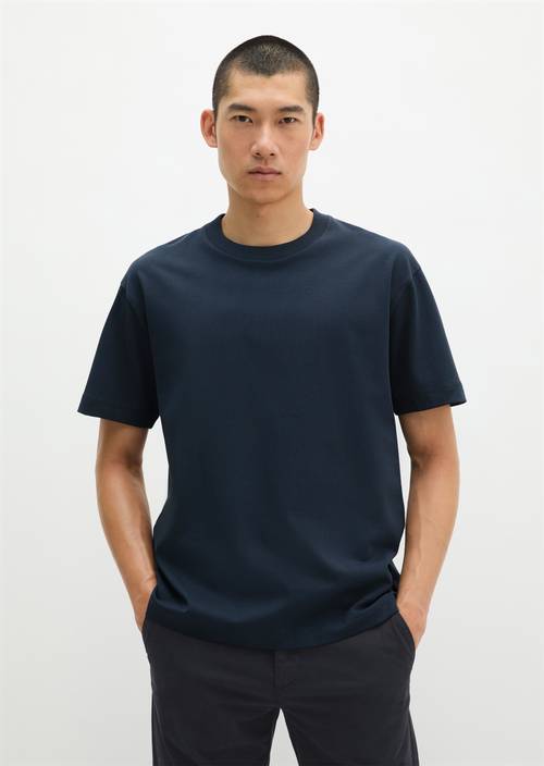 T-shirt relaxed Dark Navy en vue de face