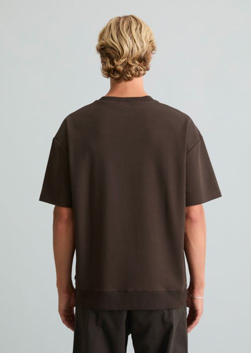 Boxy T-shirt — Chocolate Brown