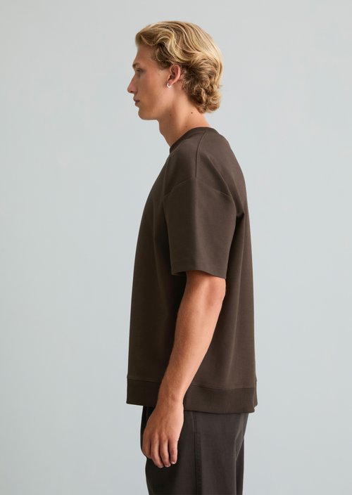 Boxy T-shirt — Chocolate Brown