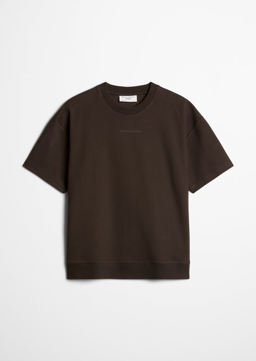 Boxy T-shirt — Chocolate Brown