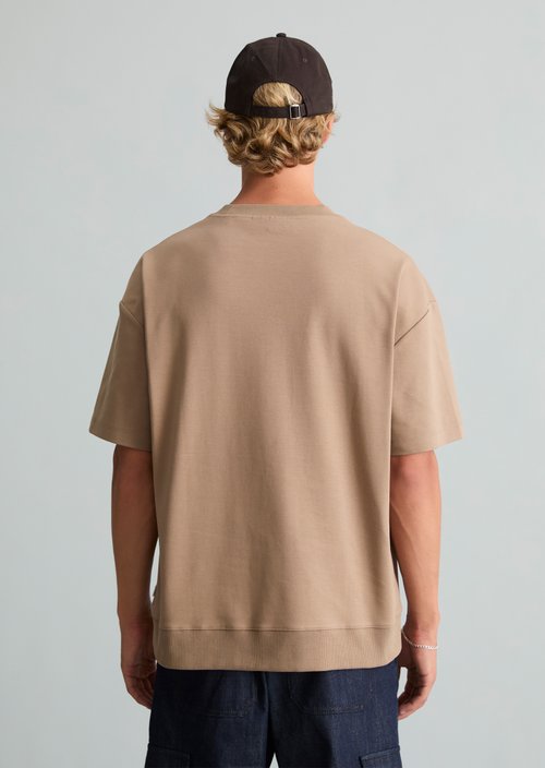 Boxy T-shirt — Cold Taupe