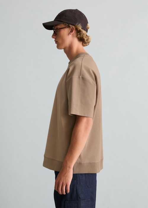 Boxy T-shirt — Cold Taupe