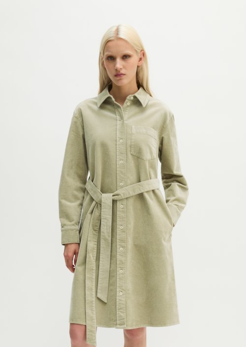 Regular-Fit Corduroy Dress — Smooth Sage