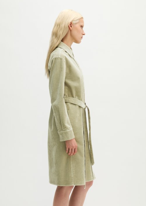 Regular-Fit Corduroy Dress — Smooth Sage