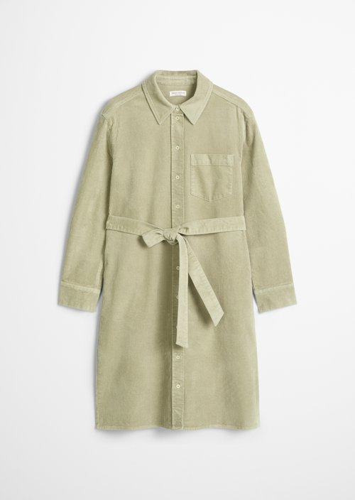 Regular-Fit Corduroy Dress — Smooth Sage