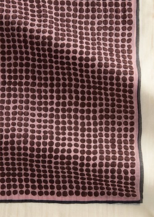 Schal mit Allover-Print — Medium Pink (alternate view)
