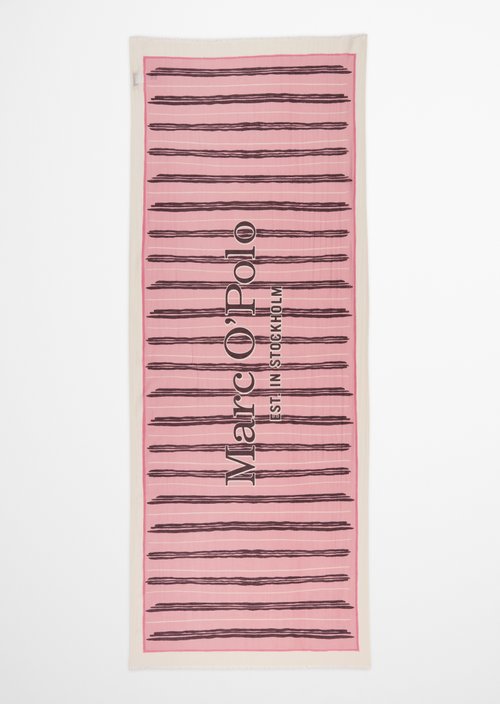 Schal mit Allover-Print — Light Pink