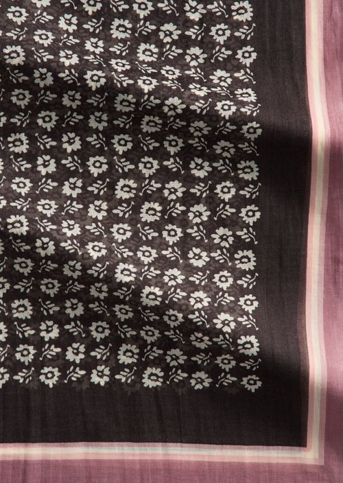 Schal mit Allover-Print — Light Pink