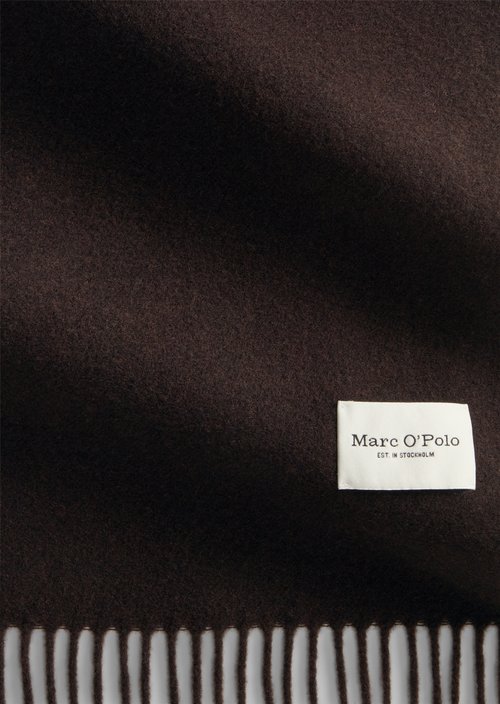 Gewebter Wollschal — Burnt Coffee