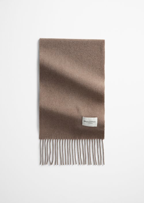 Gewebter Wollschal — Stone Taupe