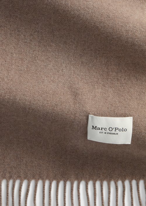Gewebter Wollschal — Stone Taupe