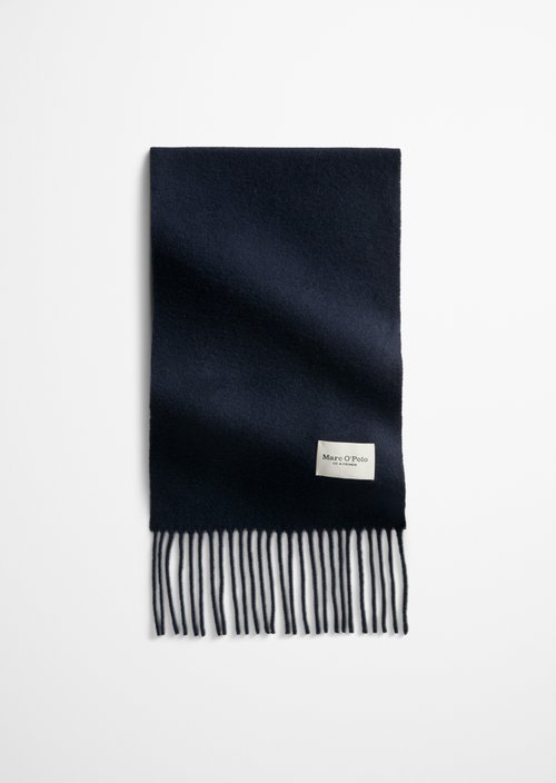 Gewebter Wollschal — Martime Blue