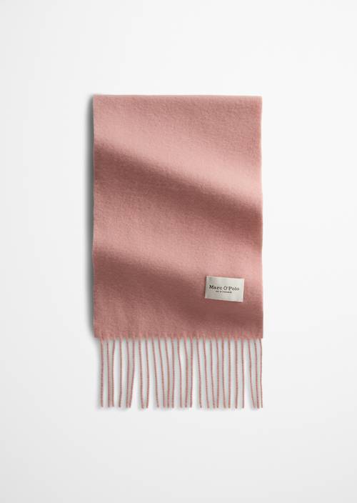 Gewebter Wollschal Misty Rose in Frontalansicht