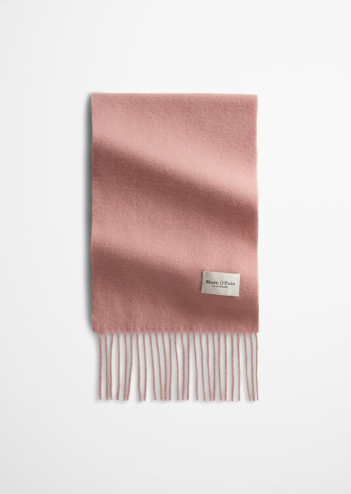 Gewebter Wollschal — Misty Rose
