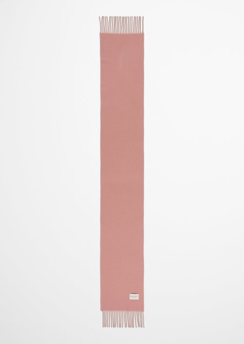 Gewebter Wollschal — Misty Rose