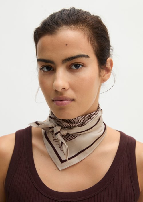 Satin-Foulard — Light Beige