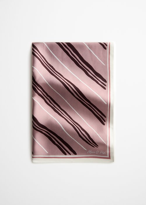 Satin-Foulard — Bright Pink
