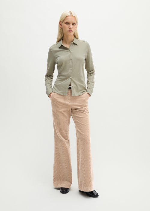 Regular-Fit Jersey Polo Shirt — Smooth Sage