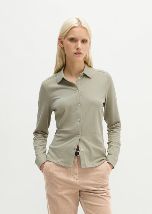 Regular-Fit Jersey Polo Shirt — Smooth Sage