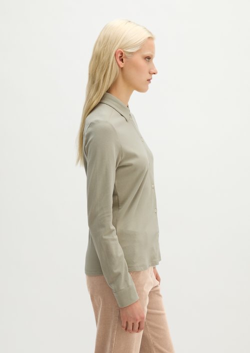 Regular-Fit Jersey Polo Shirt — Smooth Sage