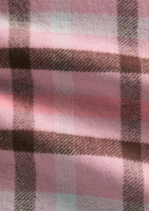 Doubleface-Wollschal — Bright Pink