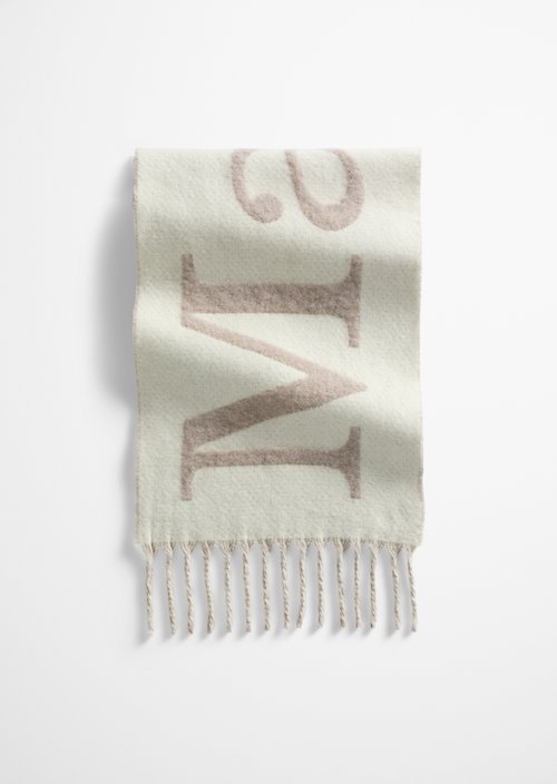 Jacquard-Schal — Light Beige