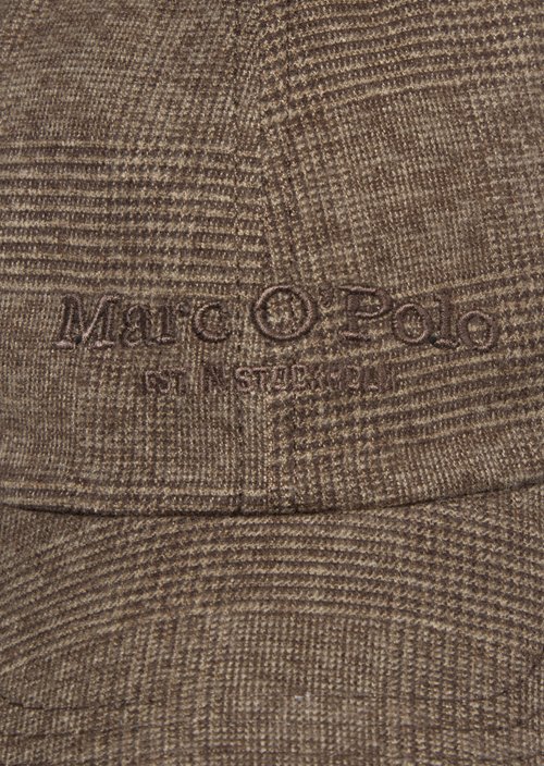 Flannel cap — Dark Brown