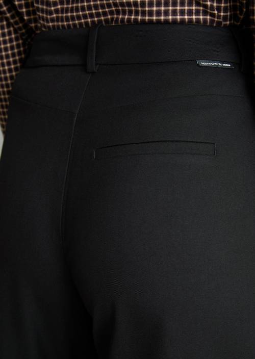 Pantalon en sergé large Black en vue détaillée