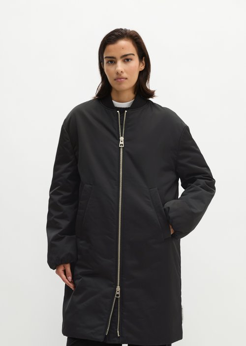 Regular aviator-style blouson coat — Deep Night Blue