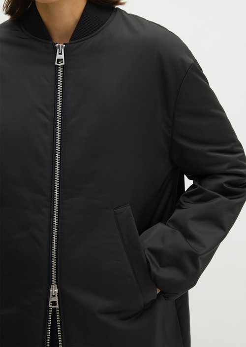 Regular aviator-style blouson coat — Deep Night Blue