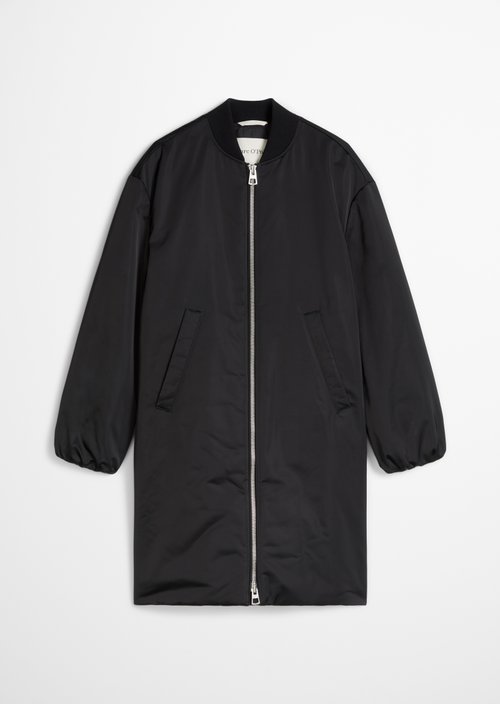 Regular aviator-style blouson coat — Deep Night Blue