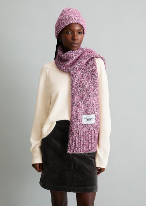 Strickschal — Medium Pink