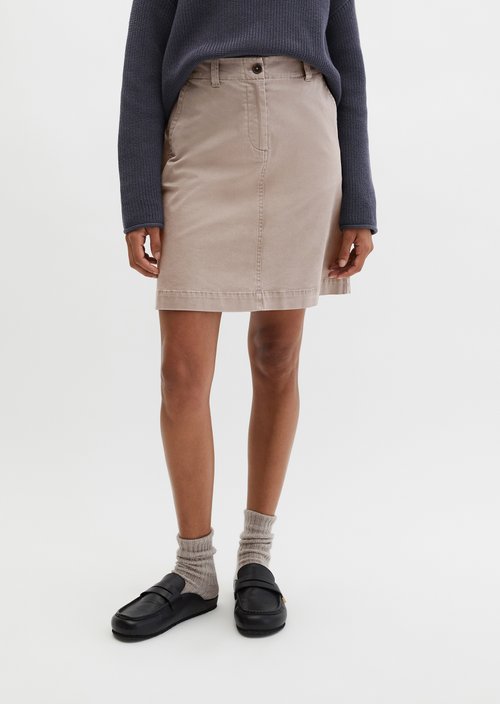 Short skirt regular — Chalky Brown